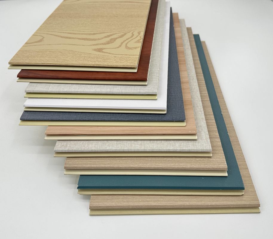 İç Dekorasyon Bambu Ahşap Fiber Duvar Panosu Temizlemesi Kolay 5-9mm