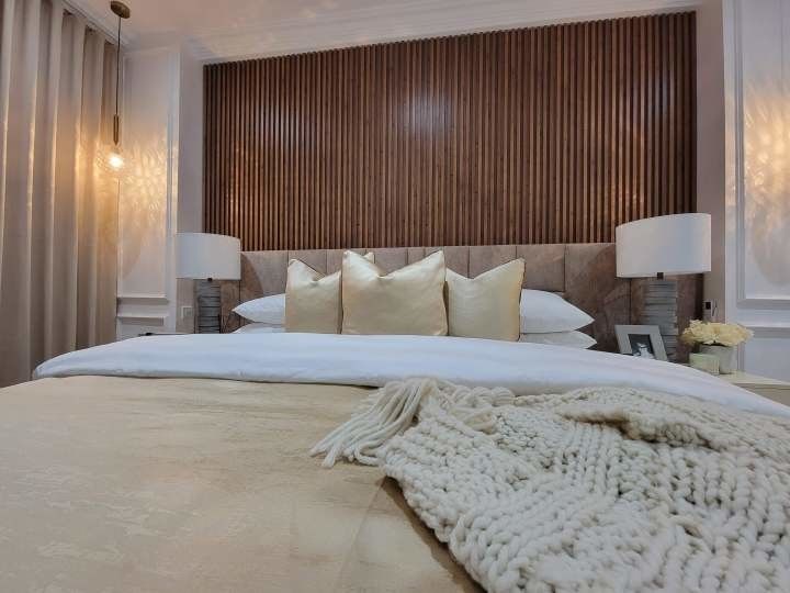 Tv Arka Planı İçin Modern 9mm 2.5cm Ev Dekorasyonu İç WPC Duvar Paneli