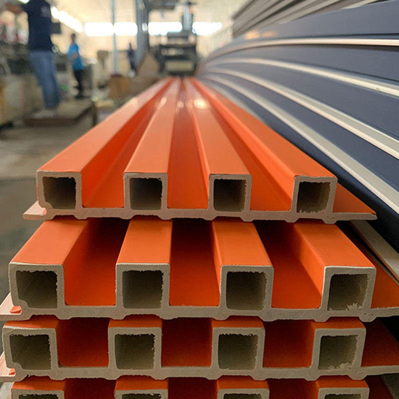 Ev Dekorasyonu 160 * 24mm 3d Yivli WPC Duvar Panelleri Kaplama Modern