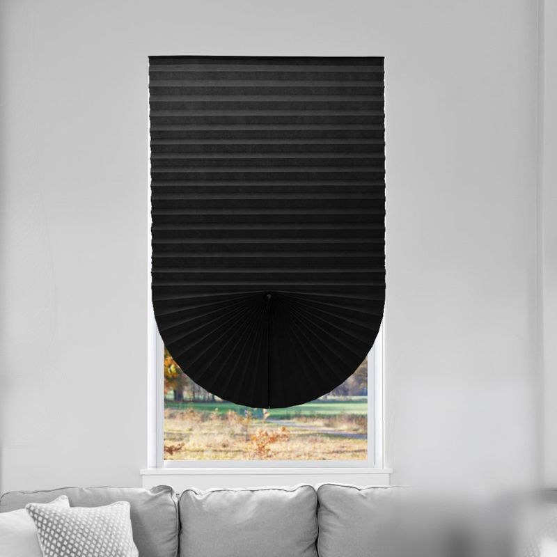 Anti Ultraviyole Taşınabilir Akülü Perde Jaluzi Pileli Karartma Perdeleri Mini