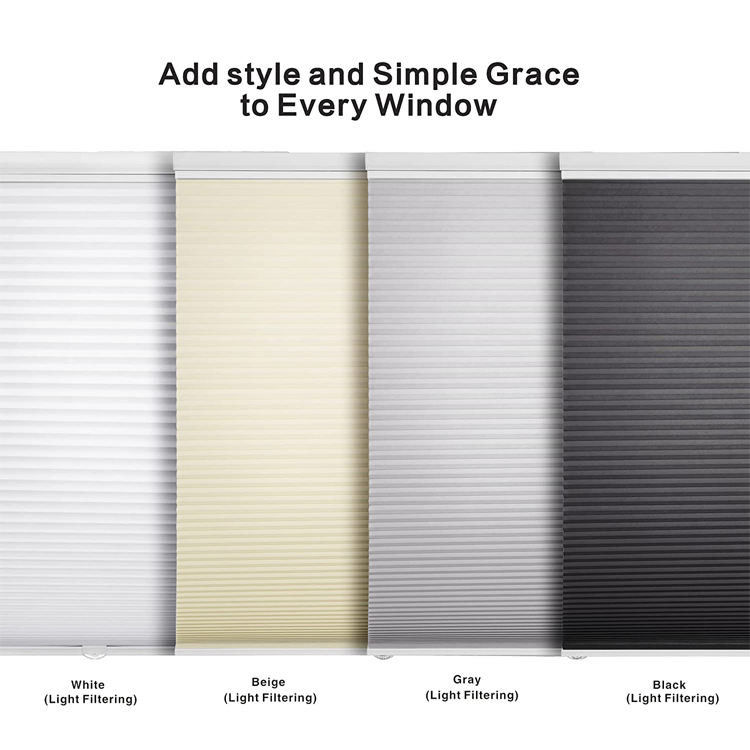 Işık Filtreleme Gündüz Gece Petek Jaluzi Otel Akülü Hücresel Gölge