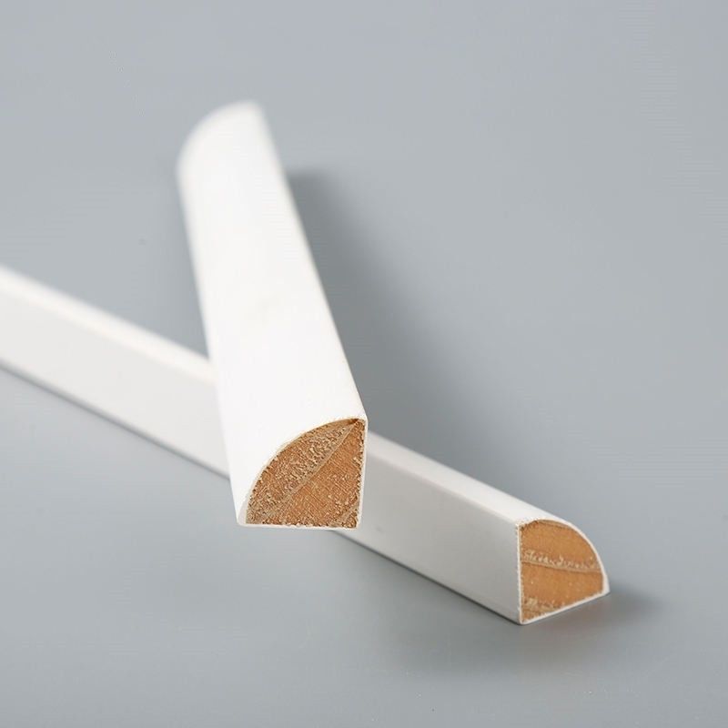 Bina Dekorasyonu İçin Çeyrek Yuvarlak Kalıplama Kereste Astarlı Ahşap Levhalar