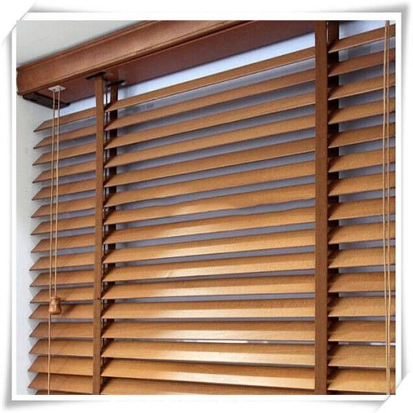 Açık Elektrikli Akülü Bambu Pencere Panjurları Uzunluğu 1.2M 1.8M