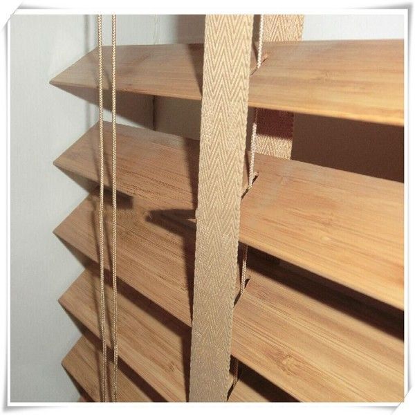 Açık Elektrikli Akülü Bambu Pencere Panjurları Uzunluğu 1.2M 1.8M