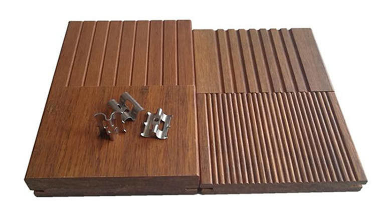 Ekolojik Orman Dışarıda Dayanıklı Yapraklı Kumaş Bambu Zemini Karbonize Katı Bambu Çatı Bambu Çatı