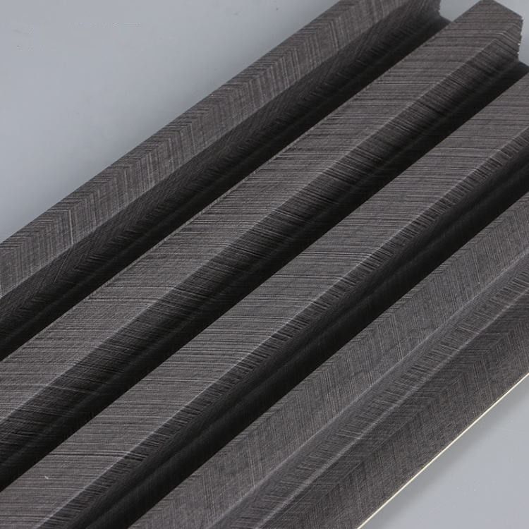 Dekoratif Ev İnşaat Malzemeleri Ekonomik Ahşap Taneler PVC WPC Duvar Panelleri