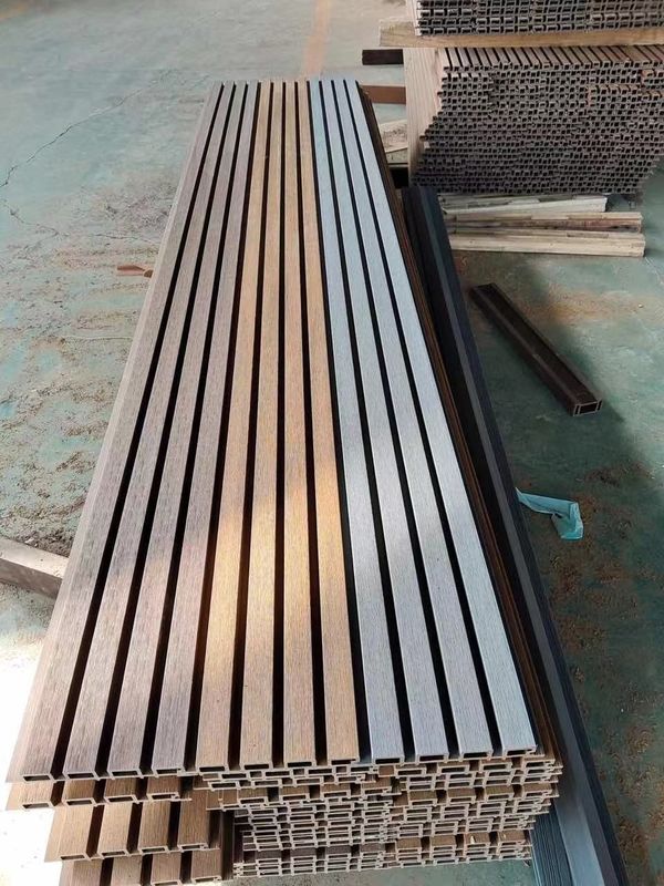 Dış kaplama ses geçirmez dış plastik kompozit bahçe su geçirmez dış çukurlu ahşap kaplama