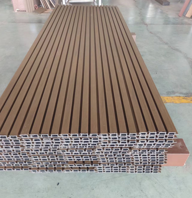 Dış kaplama ses geçirmez dış plastik kompozit bahçe su geçirmez dış çukurlu ahşap kaplama