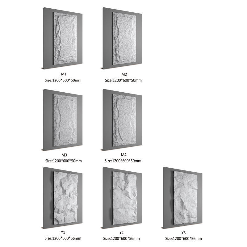 Toptan Satış Yüksek Kaliteli Çok Renkli Özel Polyurethane PU Kültür Taş Kaplama Dış Duvar Kaplama