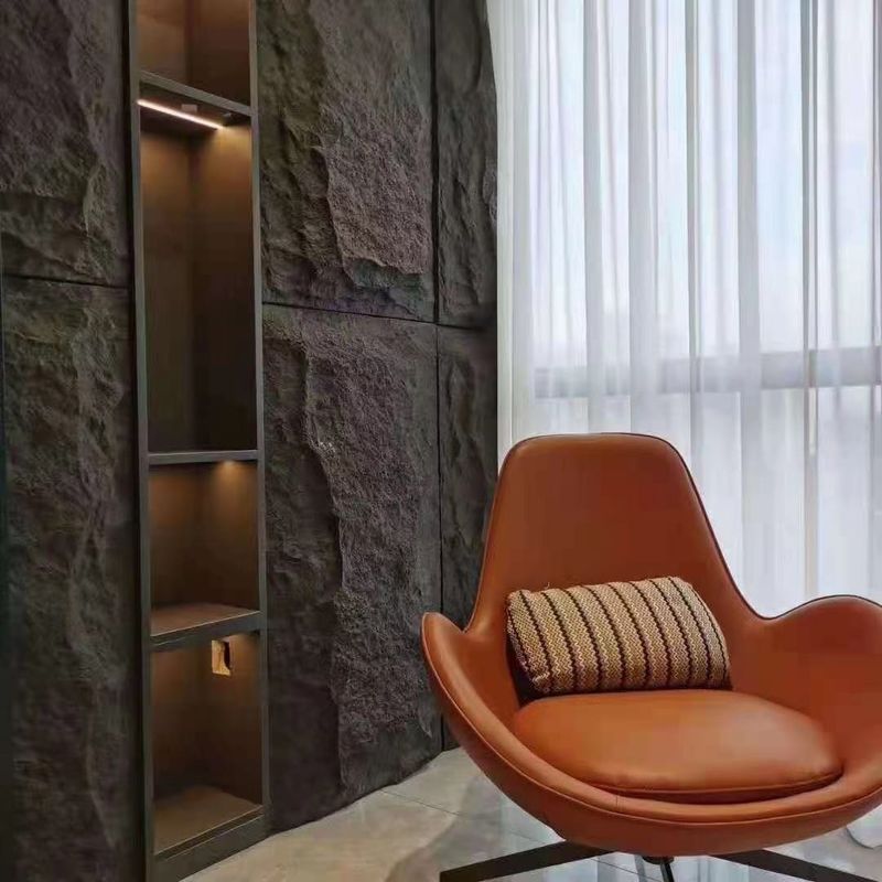 Sıcak Satış Yapay PU Kültür Taşı Dış Dekorasyon için Sahte Deri Duvar Panelleri Işık Taş