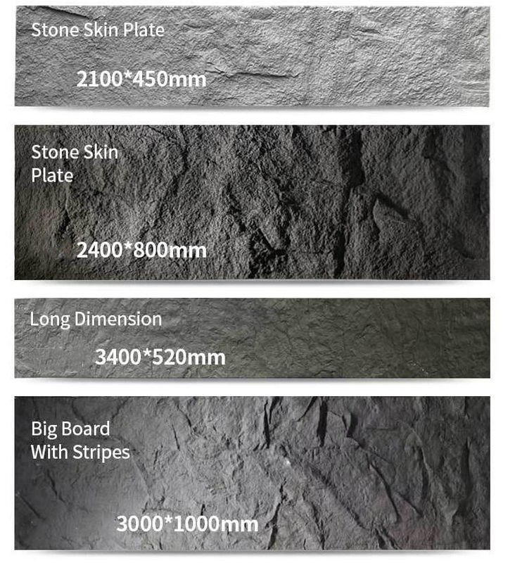 PU Taş Duvar Paneli Polyurethane Taş Paneli 3 boyutlu Duvar Paneli Taş Yapay Hafif Ağırlıklı Kayalık Taş