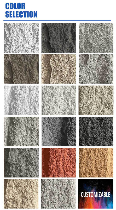 PU Taş Duvar Paneli Polyurethane Taş Paneli 3 boyutlu Duvar Paneli Taş Yapay Hafif Ağırlıklı Kayalık Taş