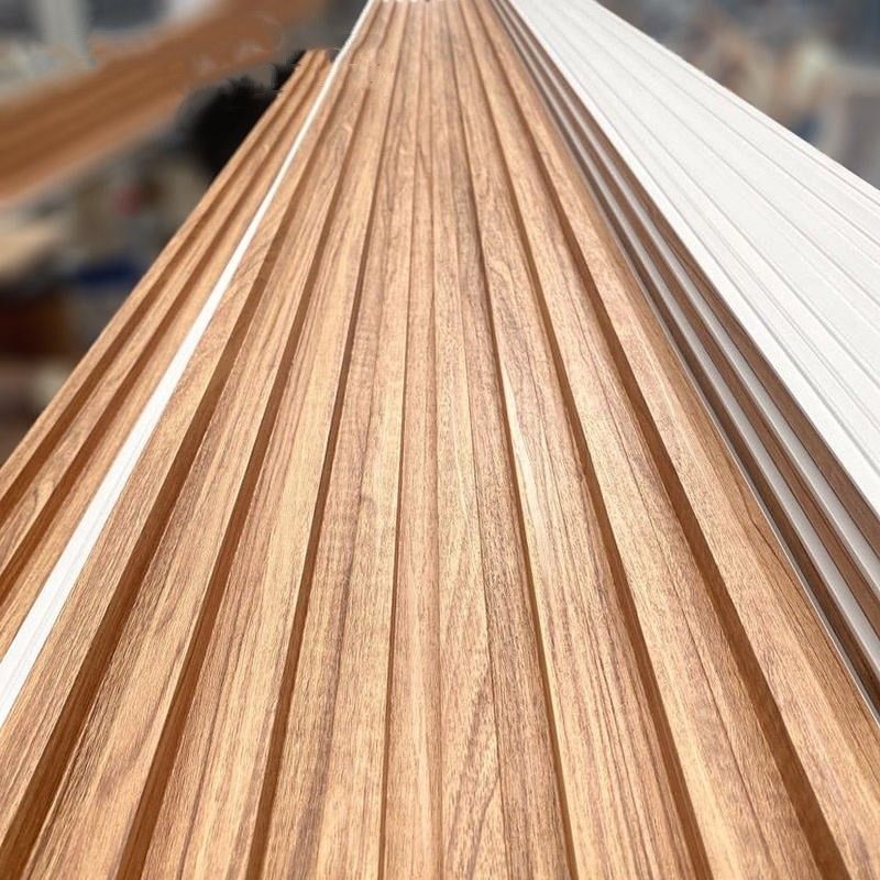 Fabrika İç Dekorasyon PVC Kaplama Kaplama Duvar Tahtaları WPC İç Kaplama Duvar Paneli