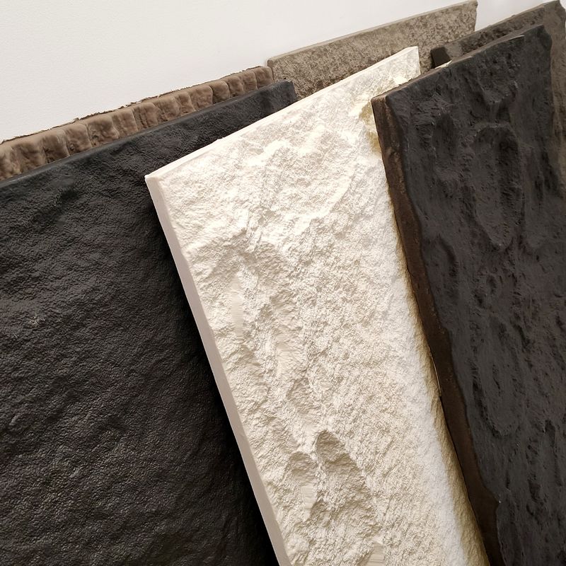 PU Taş Duvar Paneli Mükemmel İç ve Dış Alanlar için Mantar Taş Tasarımı