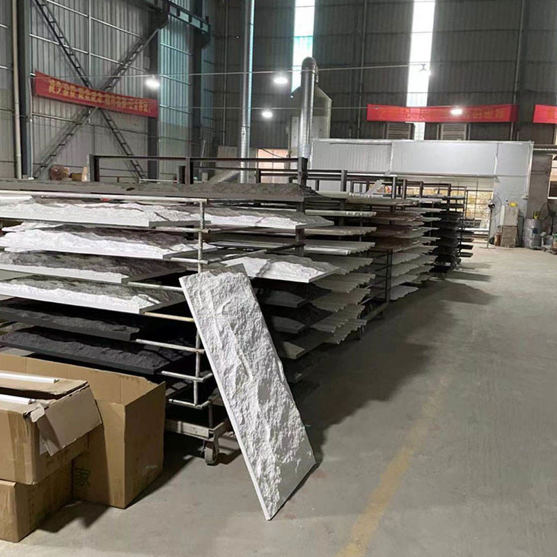 Yapay Taş PU Duvar Paneli Pu Kaya Paneli Sahte Taş Yapıştırma Doğal Kültür Taşı Dış Duvar Kaplamaları İçin