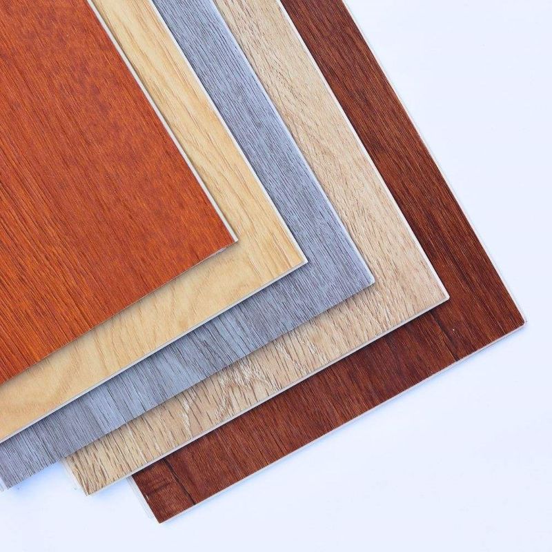 İçeride Su geçirmez 4mm Ahşap Taneler Sert Çekirdek PVC Plastik Tahta Bağlantılı Tıklama Kilitli Spc Vinil Zemin