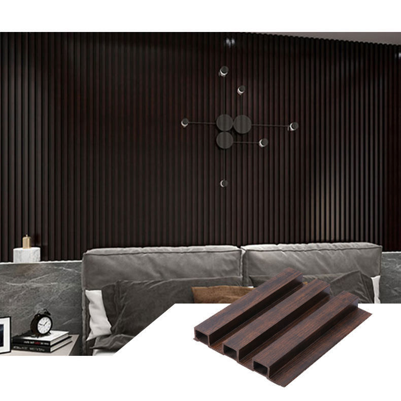 Fabrika Toptan Ekolojik Ahşap Duvar Tahtaları WPC PVC Plastik Duvar Tahtaları TV Duvarı İç İç Dış Özel Renkler