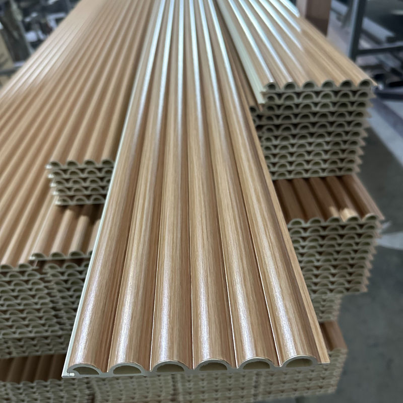 SONSILL UTO Ahşap Taneler Pvc İç Dekoratif Wpc Fluted Duvar Paneli Kaplama İç Dekorasyon