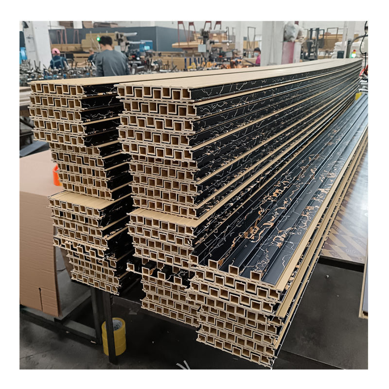 Dekoratif Duvar Taşları Tavan Louver Wpc Fluted Paneller Slat Wood Pvc Wpc Duvar Panelleri Led İç