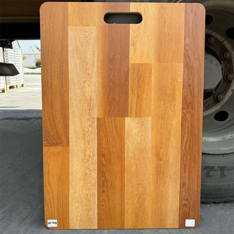 Su geçirmez 4mm 5mm 6mm Ahşap Taneler Vinyl Tahta Tıklayın Kilit PVC Plastik SPC Yatak İçeride