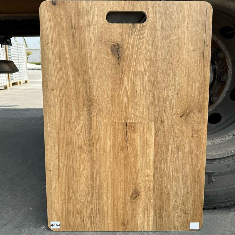 Su geçirmez 4mm 5mm 6mm Ahşap Taneler Vinyl Tahta Tıklayın Kilit PVC Plastik SPC Yatak İçeride