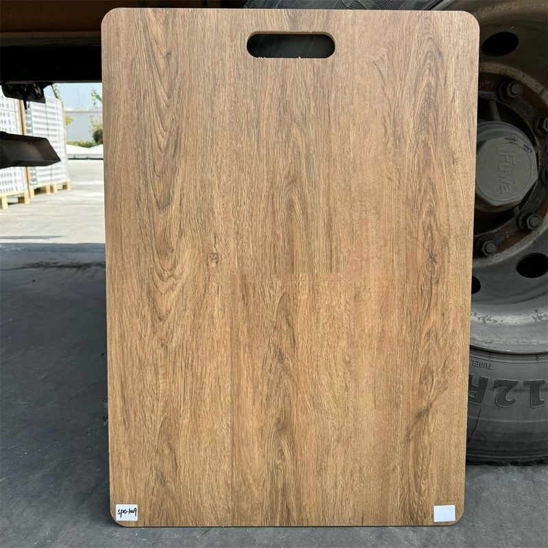 Su geçirmez 4mm 5mm 6mm Ahşap Taneler Vinyl Tahta Tıklayın Kilit PVC Plastik SPC Yatak İçeride