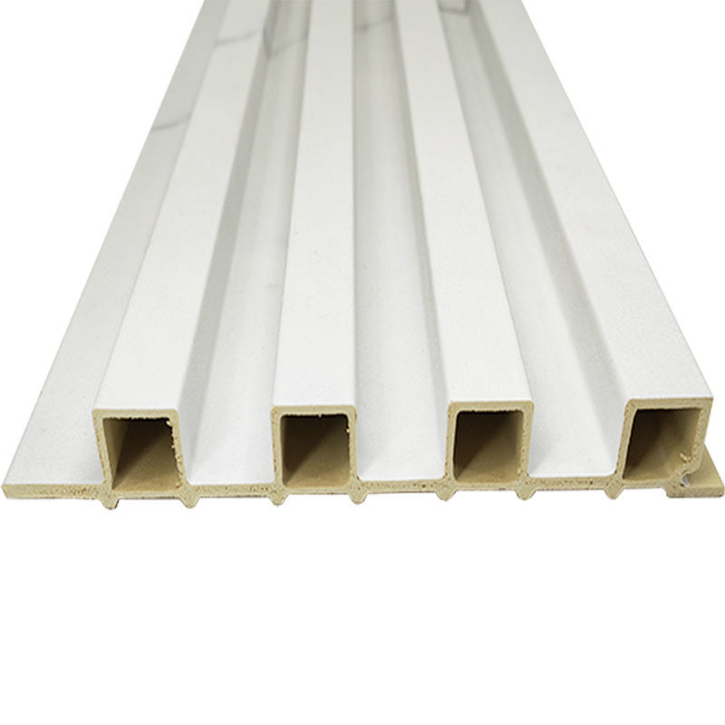 Modern İç Sanat Louver Dekoratif 3d Duvar veya Tavan ve İç Tv Pvc Kaplama Paneli için Wpc Duvar Panelleri