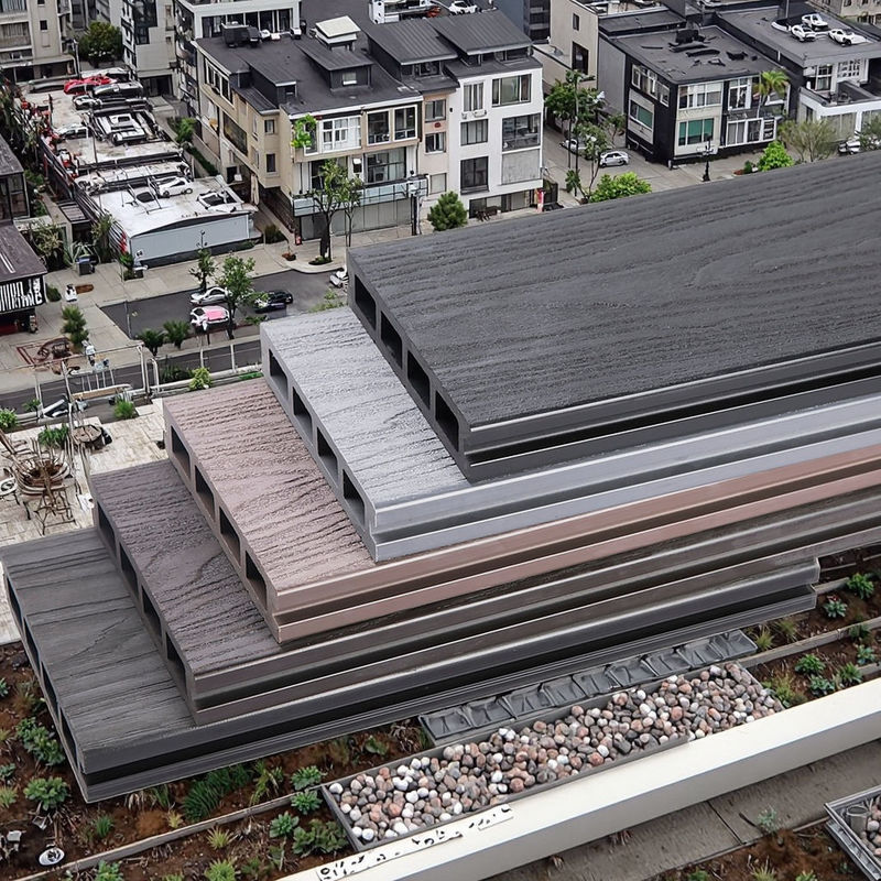 Özel Interlock Wpc dış mekan döşeme 3D sıvılama ahşap tanesi Kompozit döşeme tahta Çin Ahşap Plastik doku Yer