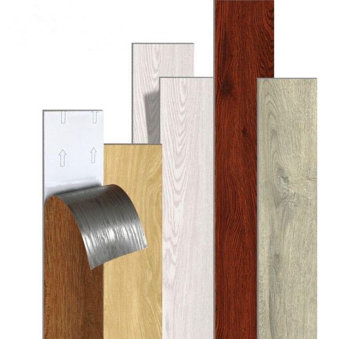 Kendi kendine yapışkan Su geçirmez Pvc Zemin Sık DIY Ofis Binası İç Dekorasyon için Vinil Zemin