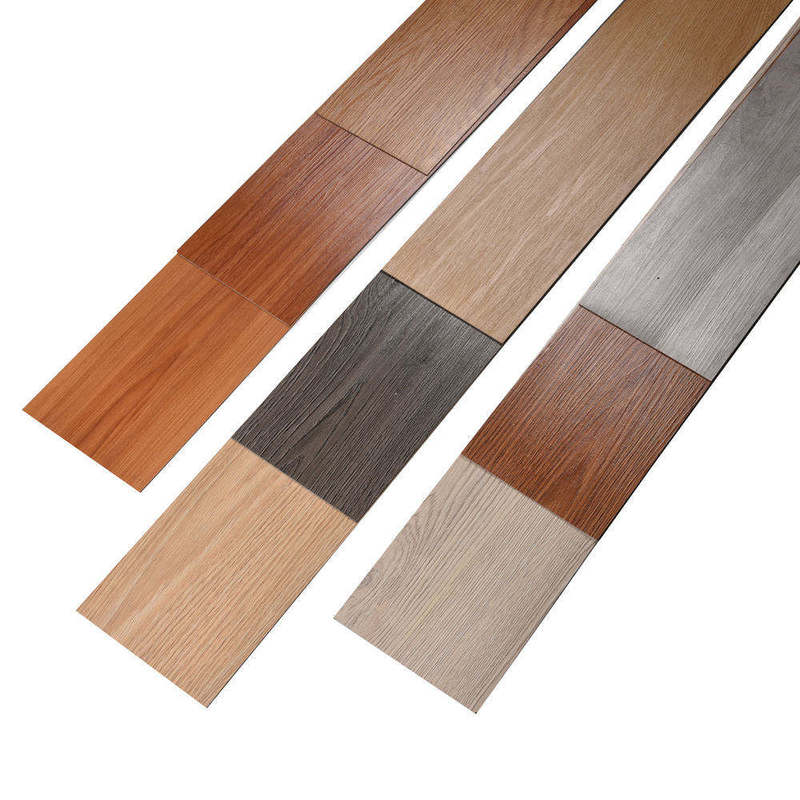 Lüks Vinil Plak (LVT) Zemin 2mm 3mm 4mm Su geçirmez Yangın geçirmez Kendi kendine yapışkan Ev Ofisi için PVC Vinil Tahta