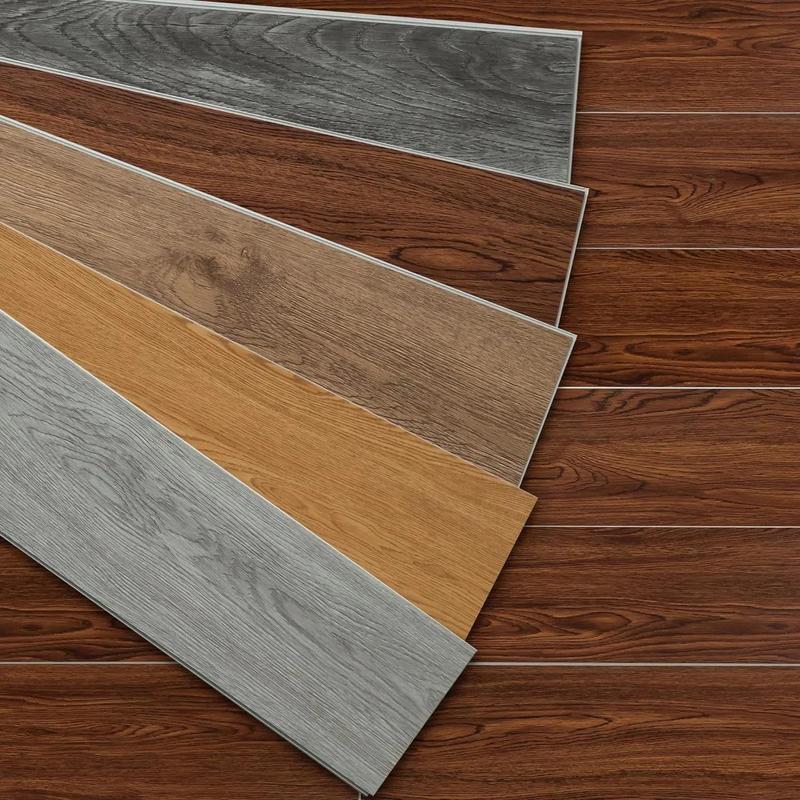 Lüks Vinil Plak (LVT) Zemin 2mm 3mm 4mm Su geçirmez Yangın geçirmez Kendi kendine yapışkan Ev Ofisi için PVC Vinil Tahta