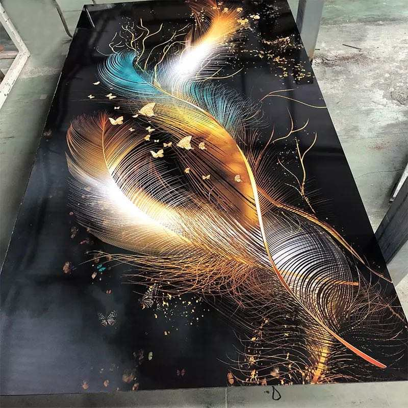 4x8 ft PVC UV Mermer Yaprak PVC UV Duvar Paneli Mermer Alternatif Panel Mermer Değiştirme 3mm PVC UV Yaprak