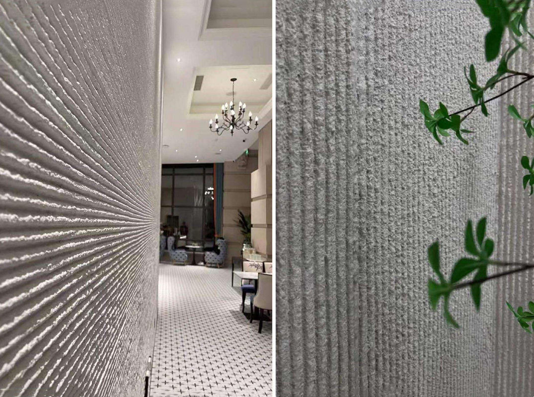 Su geçirmez 3D Eğilebilir Yumuşak Esnek Travertine Yapay Taş Yapılandırma Duvar Panelleri Modern Tasarım Tarzı Yatak Odası Kaplama