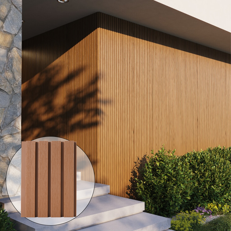 Outdoor Waterproof WPC Wall Cladding Decorative Exterior Cladding Panel for Wall Cladding Outdoor WPC Wall Panel