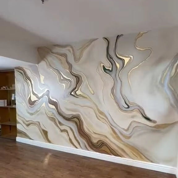 Romantik Dekoratif PVC Mermer Taş Pembe Çiçek UV Mermer Duvar Paneli Yatak Odası Dekorasyonu İçin