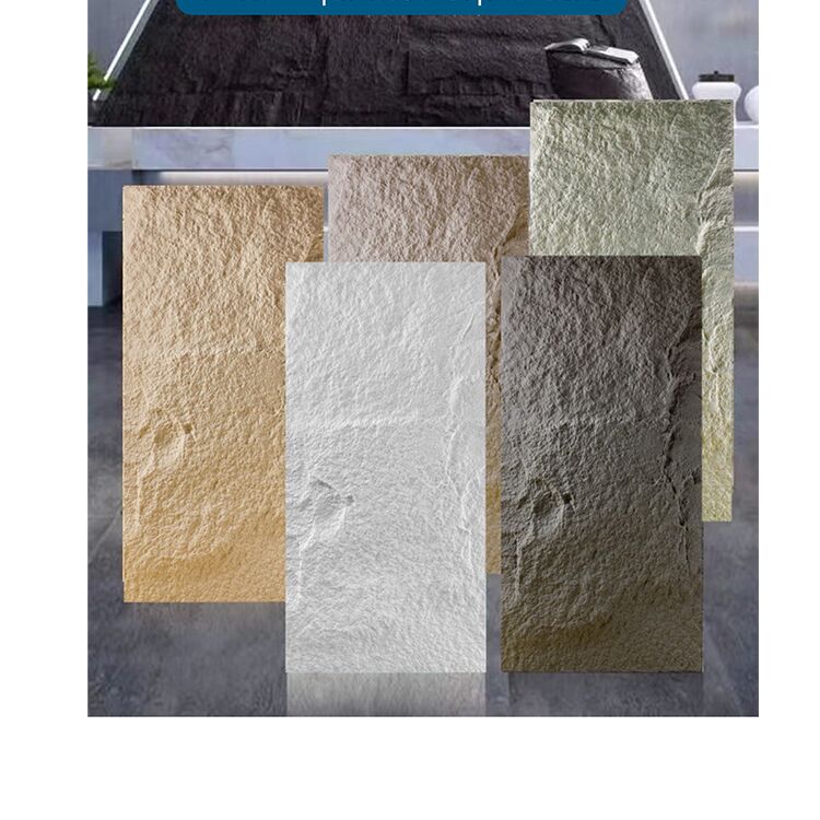 Fabrika Pu Taş Duvar Paneli Pu Sahte Taş Panelleri Mantar Görünümü 1200x600mm İç mekan iç dekoratif panel Mantar Dekorasyon Duvar