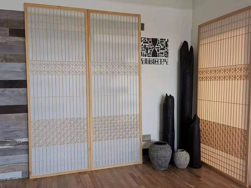 Yüksek Teknoloji Geleneksel Japon Hinoki Ahşap Çiçek Çip veya Mobilya veya Pencere için Kumiko