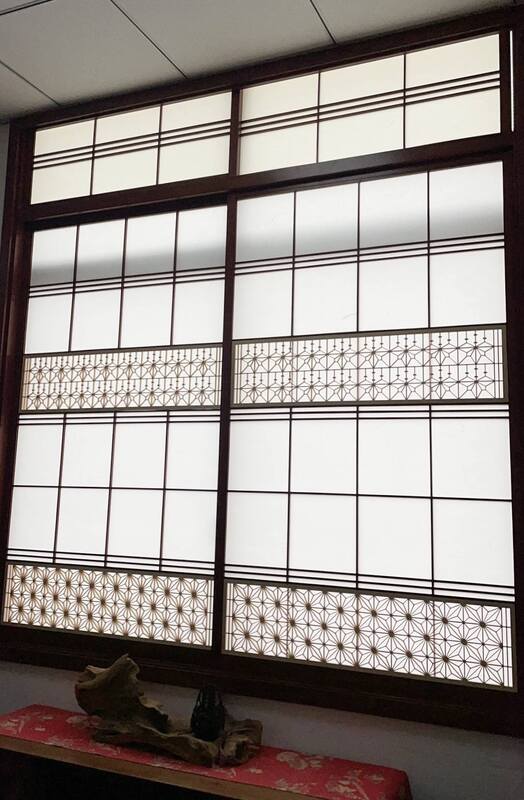 Yüksek Teknoloji Geleneksel Japon Hinoki Ahşap Çiçek Çip veya Mobilya veya Pencere için Kumiko