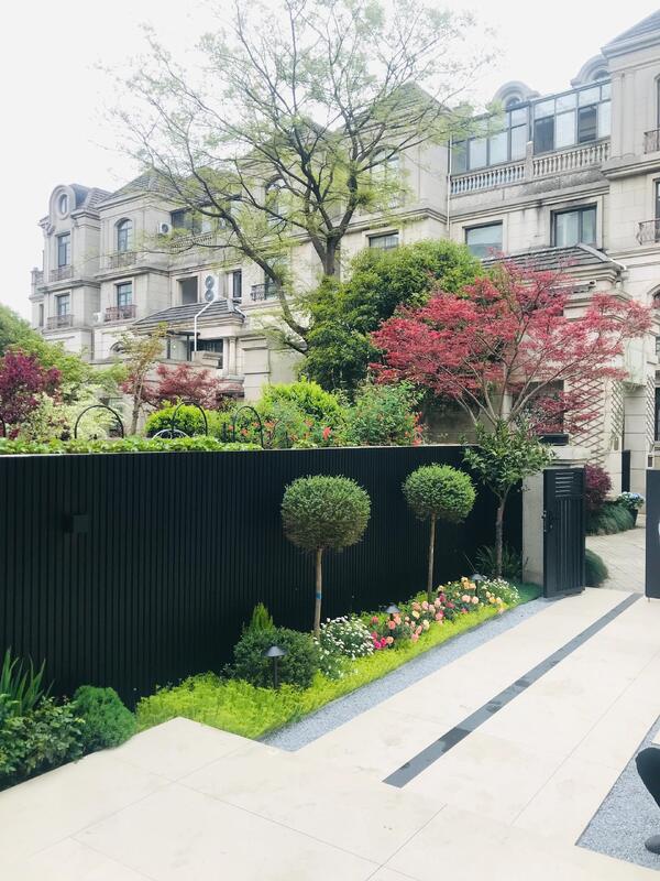 Modern WPC Fasad Paneli Dış Süzgeç Dış Duvar Paneli Wpc Duvar Kaplamaları Otel için