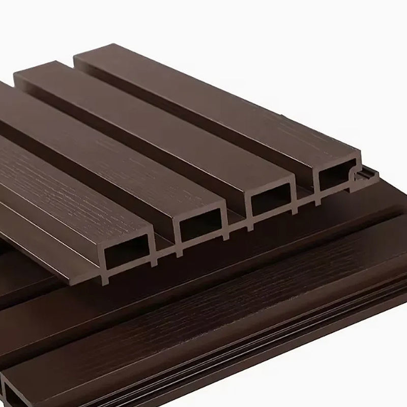 Su geçirmez dış kaplama panelleri Dış Kullanım için WPC Duvar Panelleri Dekoratif Dış Ağaç Wpc Duvar Kaplamaları