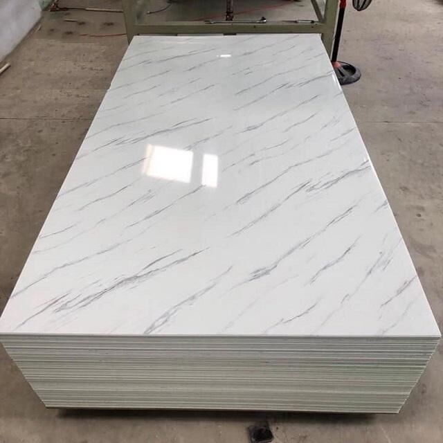 Yüksek Kaliteli PVC Duvar Paneli, UVA Mermer Efekti Nem ve Suya Karşı WPC ile Otel Dekorasyonları için En İyi Fiyat