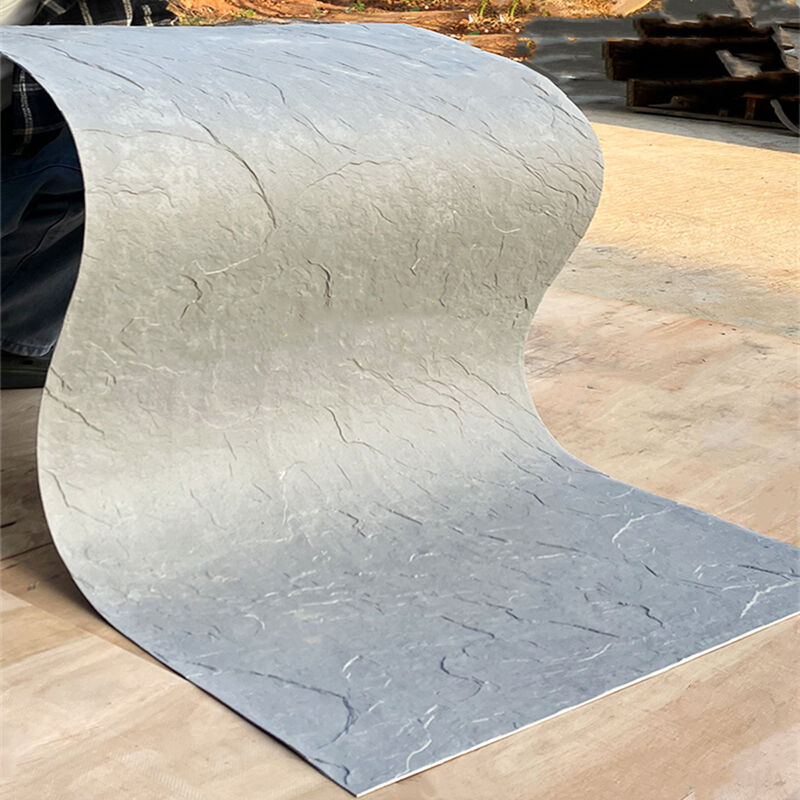 Esnek Çevre Dostu İç / Dış Duvar Dekorasyonu Yangın geçirmez Su geçirmez Doğal Taş Kaplama Panelleri Yapay Taş