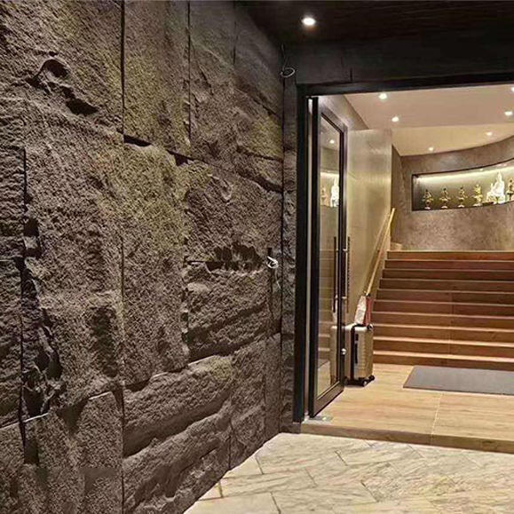 Yumuşak Modern Tasarım Polyurethane Dekoratif PU Taş Duvar Paneli Otel ve İç Kullanım için Büyük Çanakkale Çin'de Yapıldı