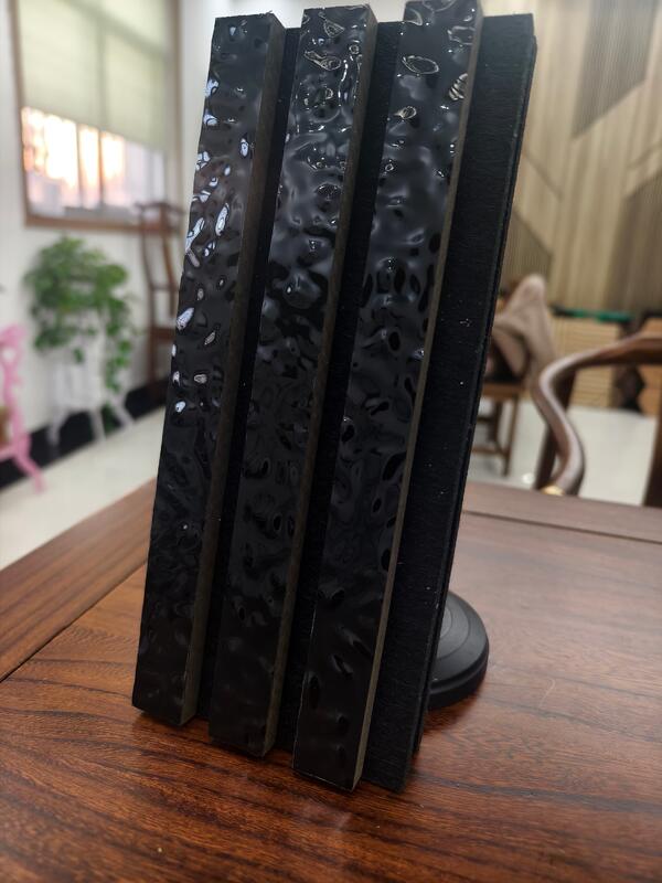 Yeni Dalga Deseni Ses yalıtımı için akustik paneller Gürültü azaltma Duvar panelleri Modern iç dekorasyon