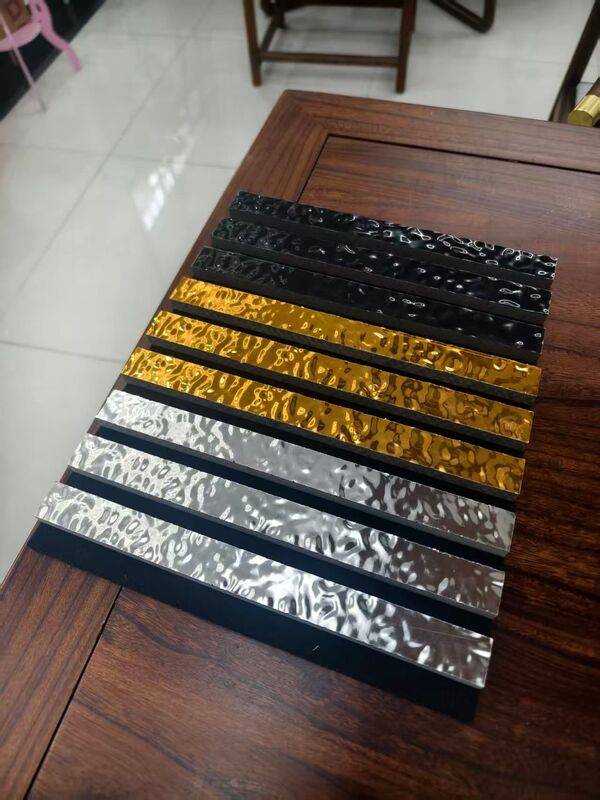 Modern ses emici akustik paneller 3 boyutlu su dalgalanması otel stüdyosu için sessiz ızgara