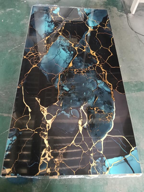Waterproof Fire Retardant PVC Wall Panel 3mm UV Coated Board Anti-Static Faux Stone Wall Cladding for Commercial Office Space