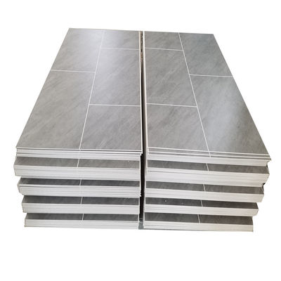 Su geçirmez PVC Plastik Taş Mermer SPC Duvar Kaplama Lüks SPC Vinyl Sert Çekirdek Tahta İç Duvar