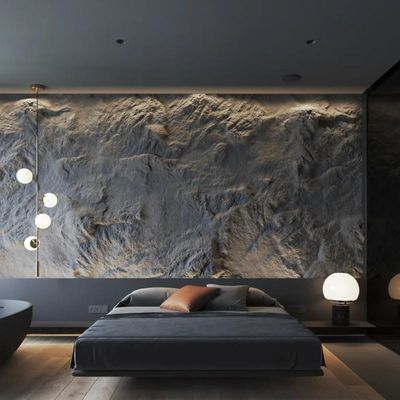 Fabrika Fiyatı Yapay Kültür Taşı PU Küf Taşı Duvar Dekorasyonu İçin PU 3D Duvar Paneli