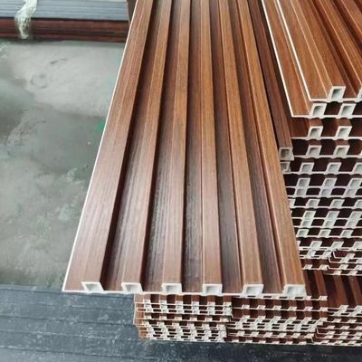 Ahşap Alternatif Paneller WPC Fluted Duvar Paneli 3D PVC Duvar Paneli