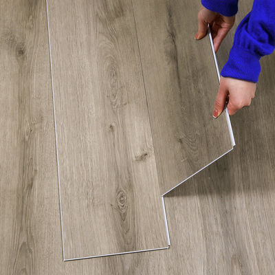 5mm Su geçirmez Bağlantılı 4mm Vinil Bakire Malzeme Mermer Sert Çekirdek Hibrit Zemin Spc Click Zemin